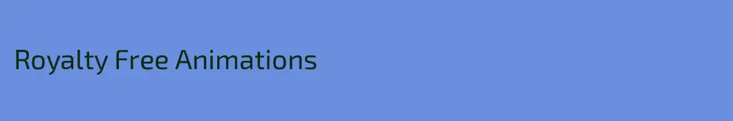 Royalty Free Animations